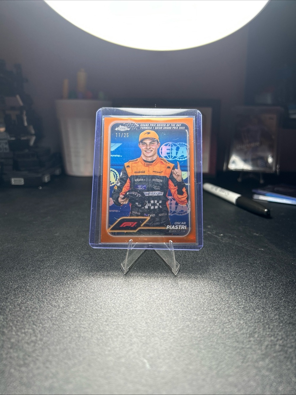 Oscar Piastri Topps Chrome F1 Orange /25